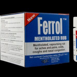 Ferrol Rub Mentholated Topical Rub
